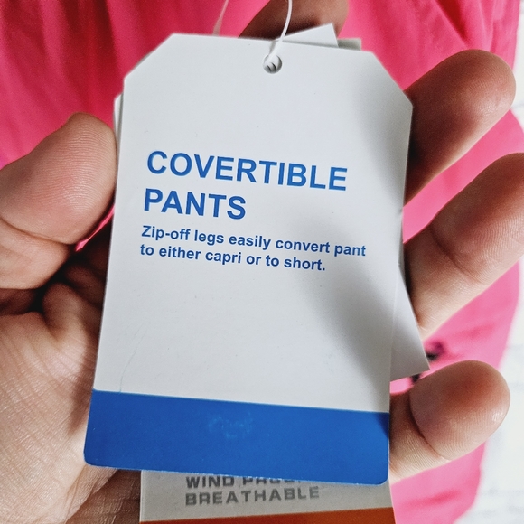 LITTLE DONKY ANDY | nylon convertible  high waist waterproof windbreaker pants - Picture 15 of 15